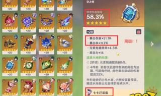 优菈攻击杯和物伤杯